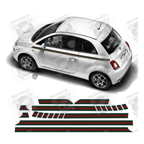 fiat 500 stickers gucci
